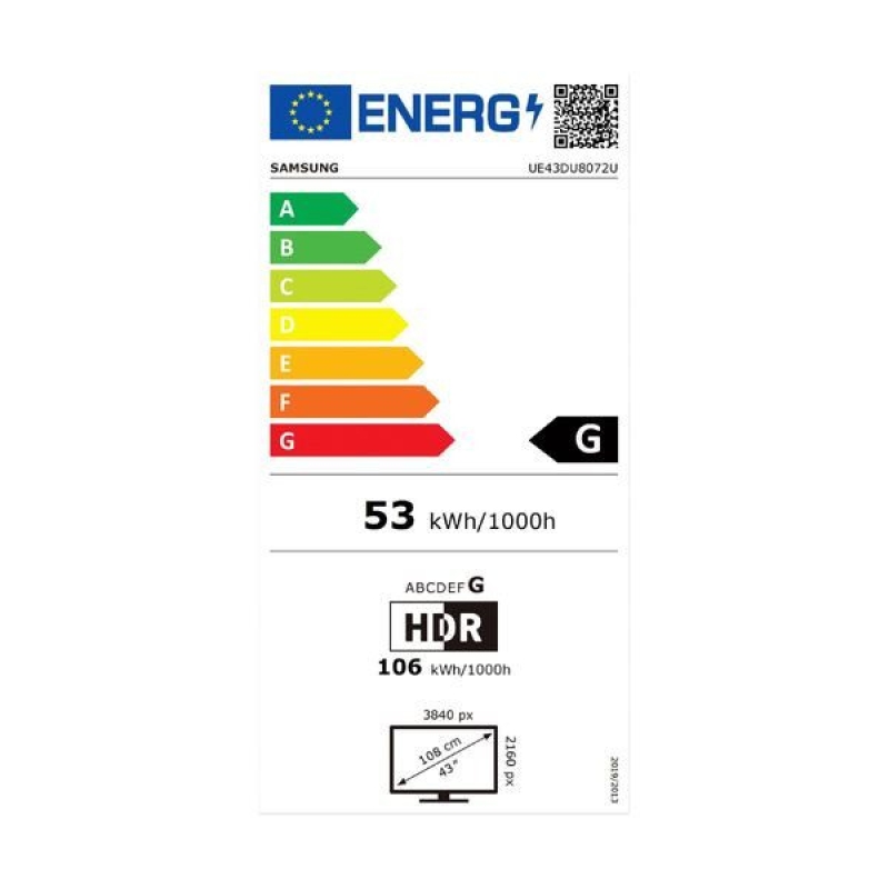 Samsung UE43DU8072UXXH 43" Τηλεόραση Smart 4K (2024) - Image 4