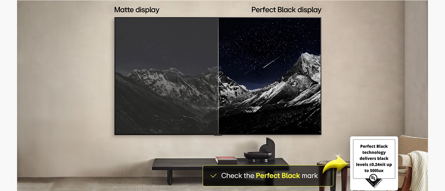 Απόλυτο Μαύρο ακόμα και σε φωτεινούς ή σκοτεινούς χώρους